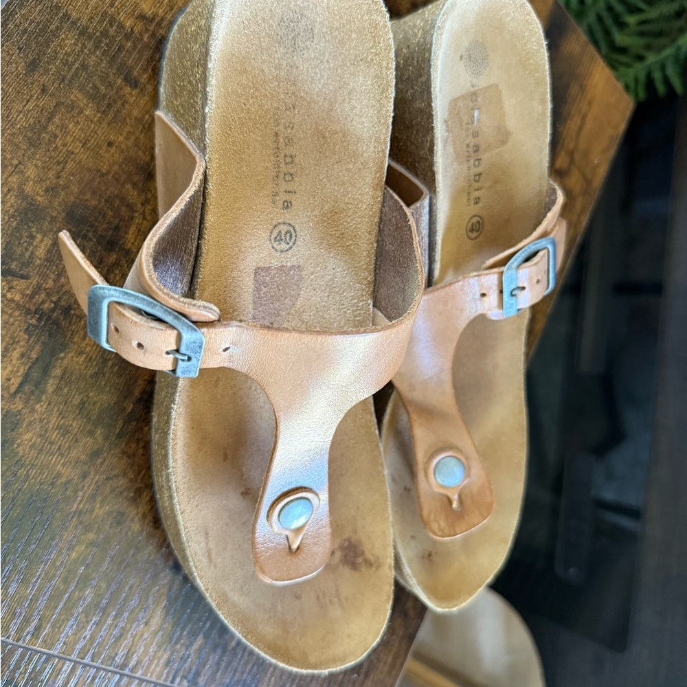Tan Leather Sandals